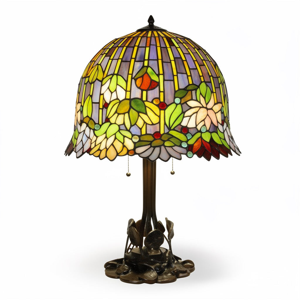Tiffany Table Lamp - Lush Garden 18"