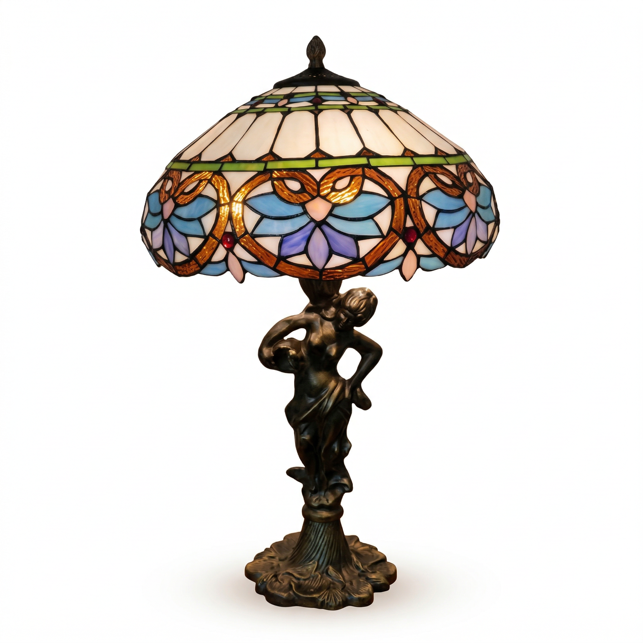 Tiffany Table Lamp - Celeste Aurelia 16"