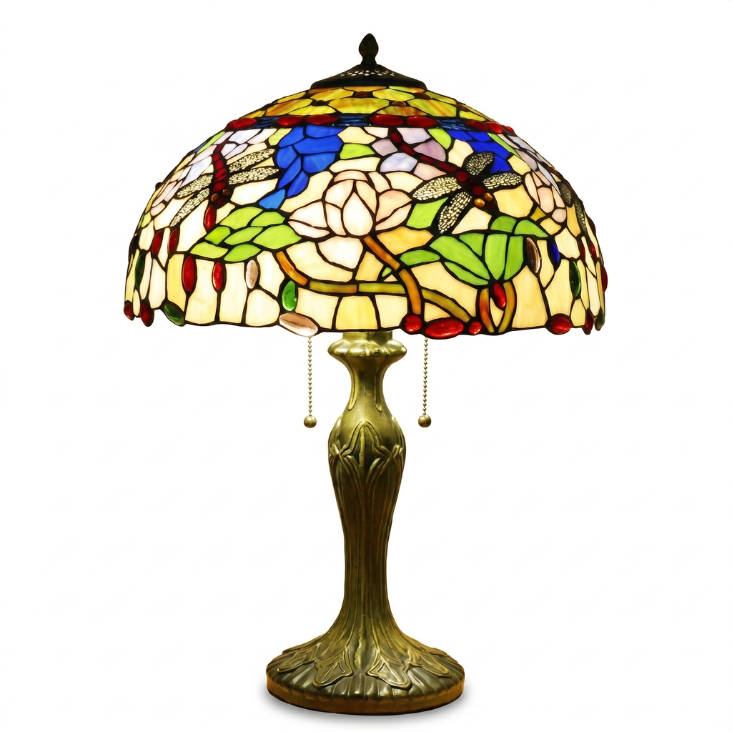 Tiffany Table Lamp - Jardin Luciole 16"