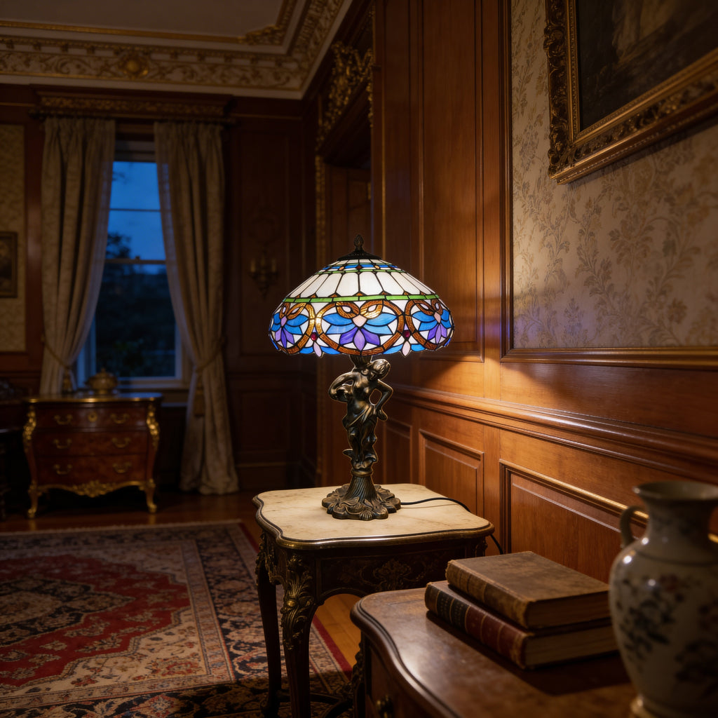 Tiffany Table Lamp - Celeste Aurelia 16"