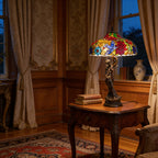 Tiffany Table Lamp - Petal Muse 18"