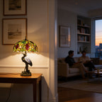 Tiffany Table Lamp - Vineyard Heron 20"