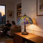Tiffany Table Lamp - Wisteria Moonlight 20.5"