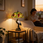 Tiffany Table Lamp - Vineyard Heron 20"