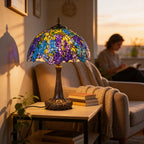 Tiffany Table Lamp - Wisteria Moonlight 20.5"