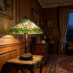 Tiffany Table Lamp - Verdant Lilyglow 20"